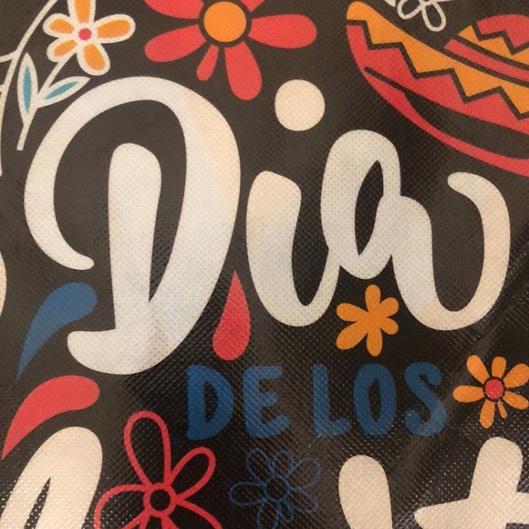 Dia De Los Muertos Day of the Dead Skull Reusable Shopping Tote Bag - Picture 6 of 6